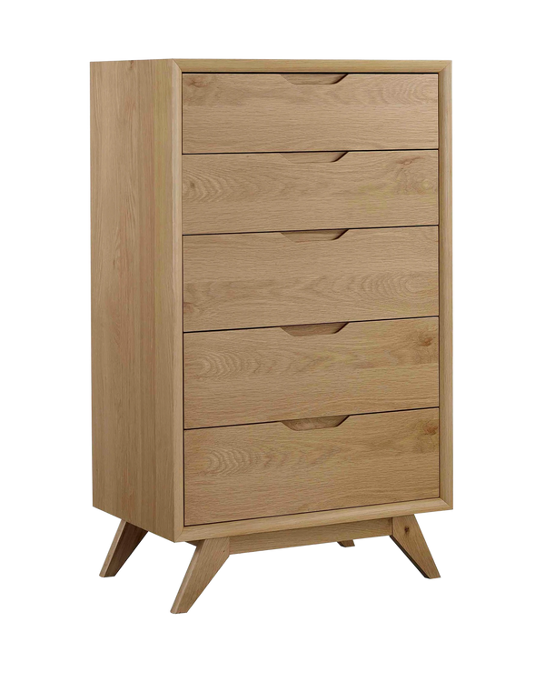Harper 5 Drawer Chest - Oak