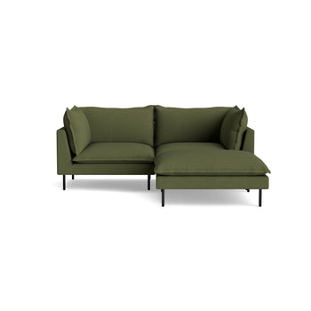 Seam 3 Seater Chaise Sofa - Siena Forest