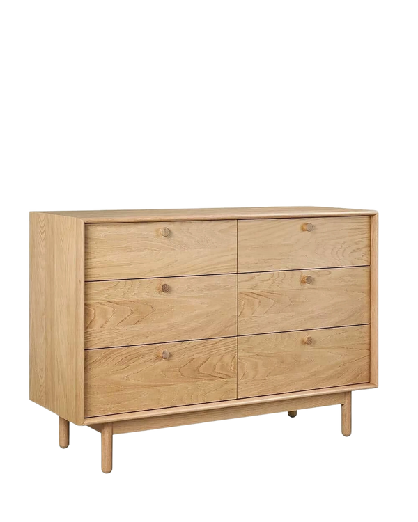Akira 6 Drawer Chest - Oak