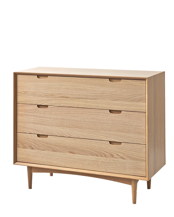 Mia 3 Drawer Chest - Oak
