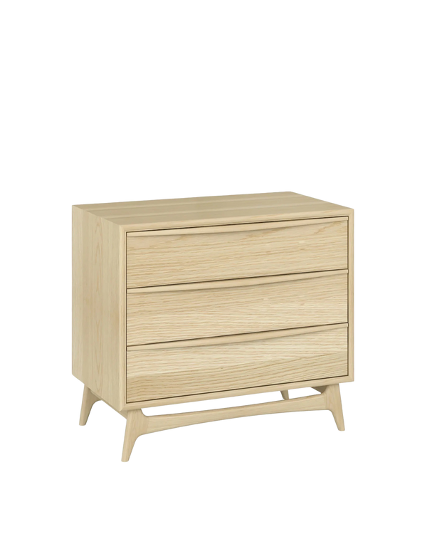 State 3 Drawer Chest - Oak