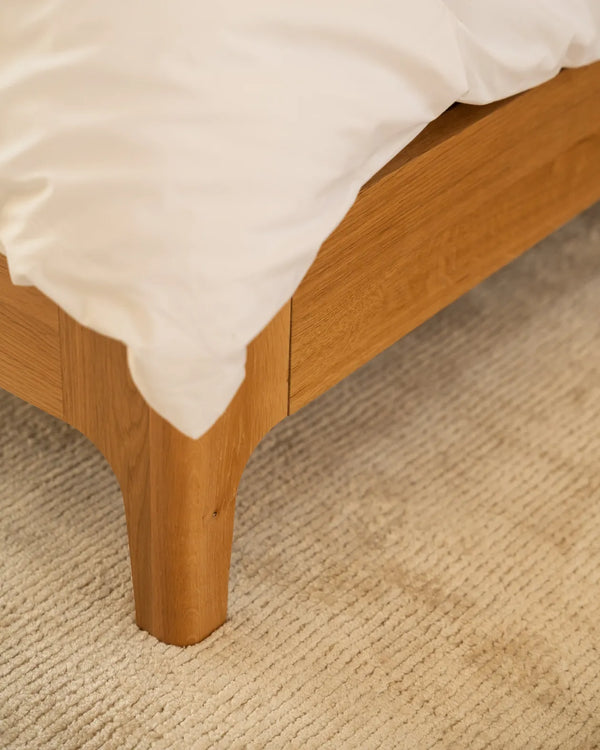 Ambience Queen Bed Base - Oak