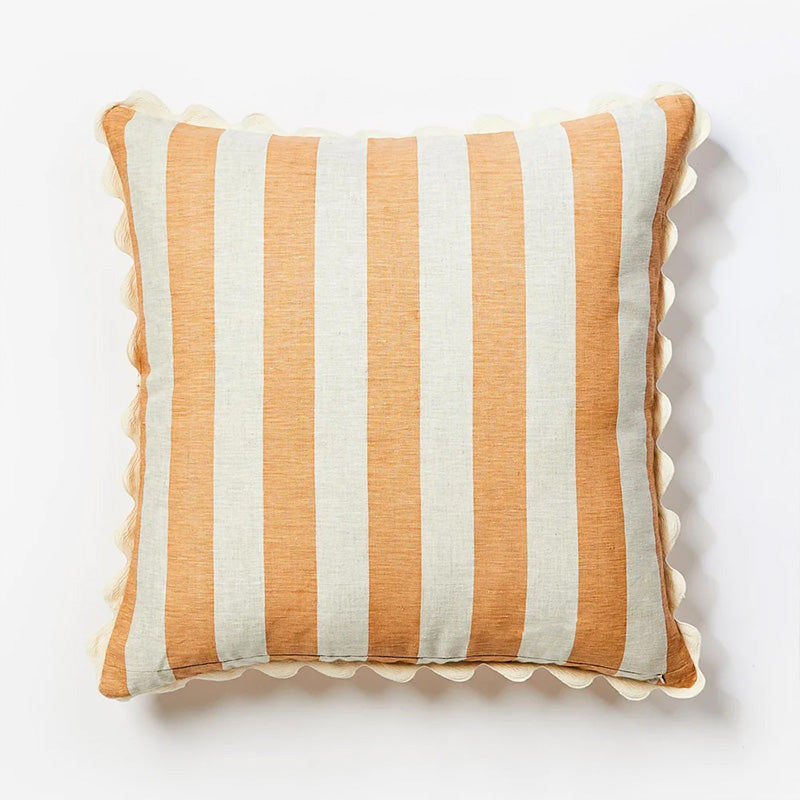 Bold Stripe Cushion - Wheat
