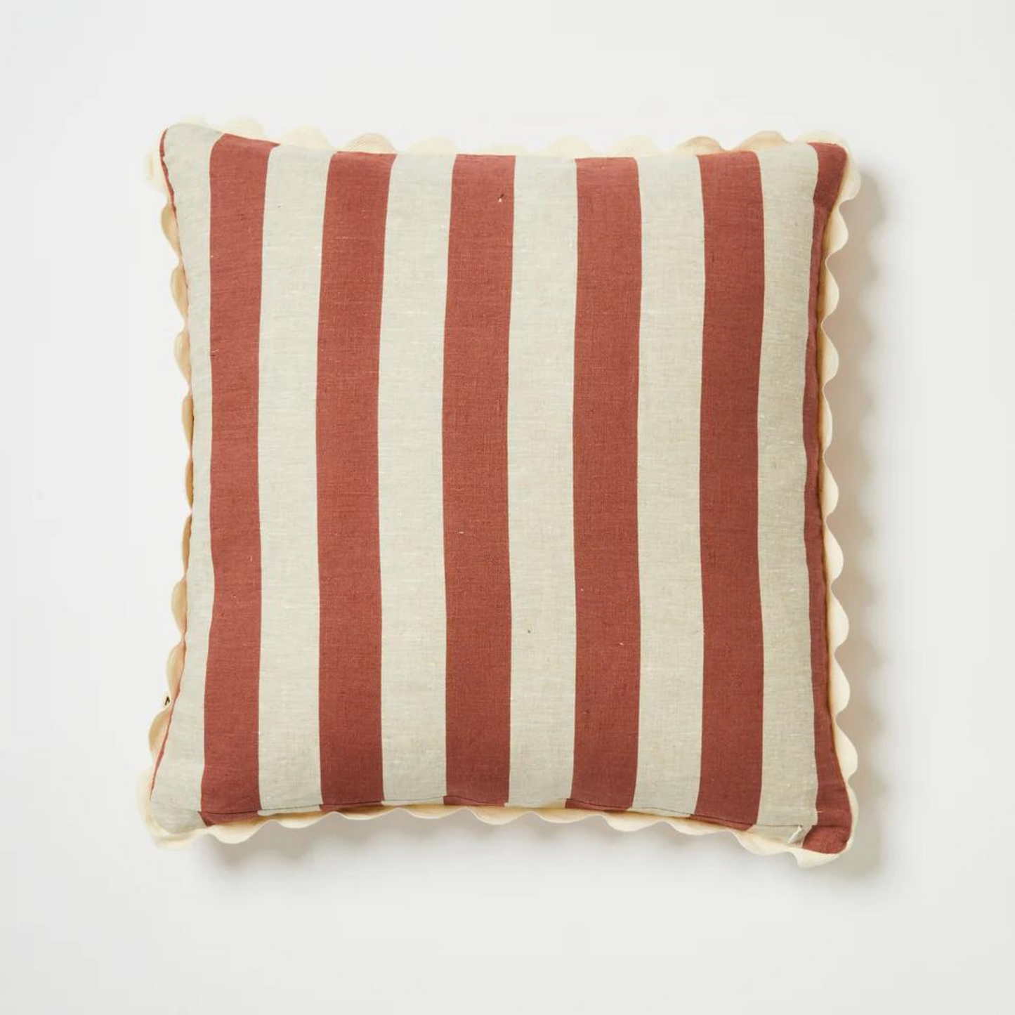 Bold Stripe Cushion - Berry Pink