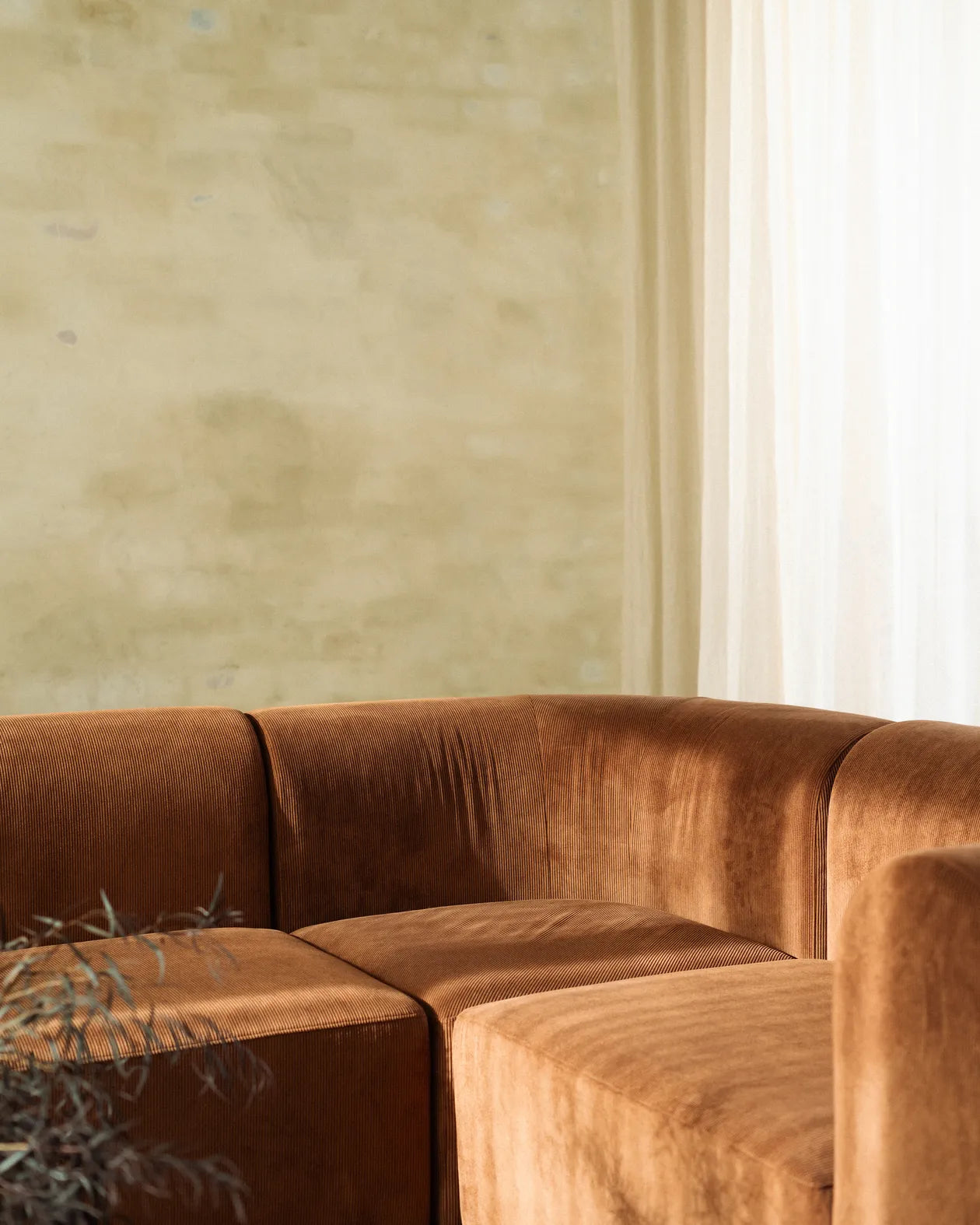 Berg Corner Module - Corduroy Cocoa