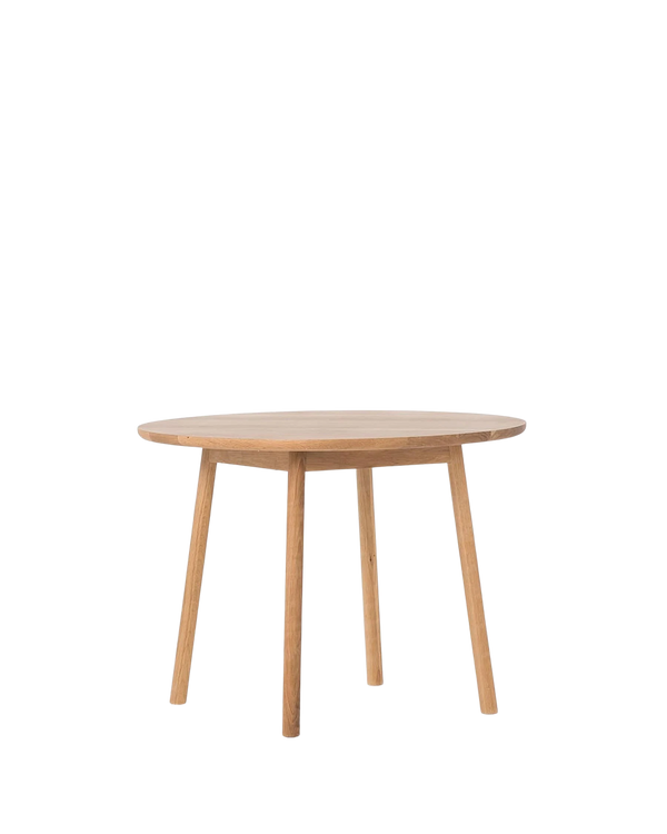 Radial Round Dining Table 100cm - Natural Oak
