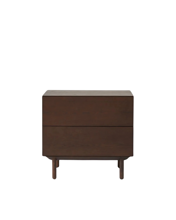 Compound Bedside Table - Dark Oak