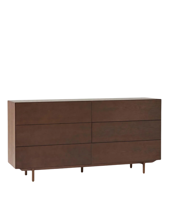 Compound 6 Drawer Chest - Dark Oak
