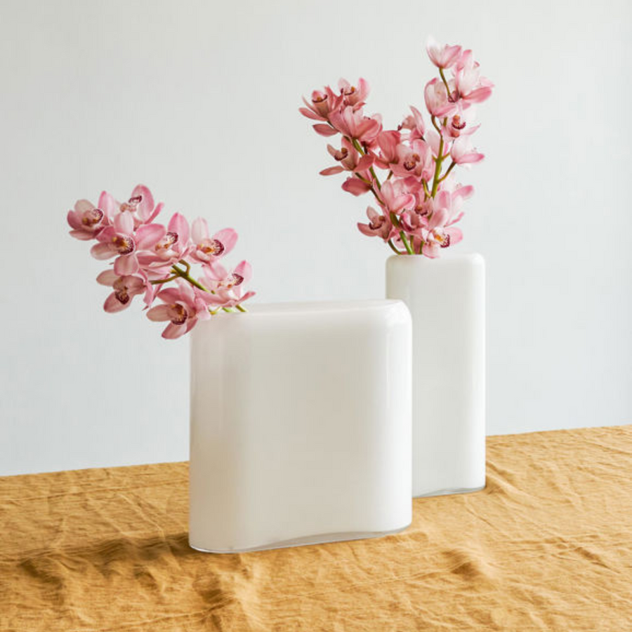 Layers Vase Small - Opal White