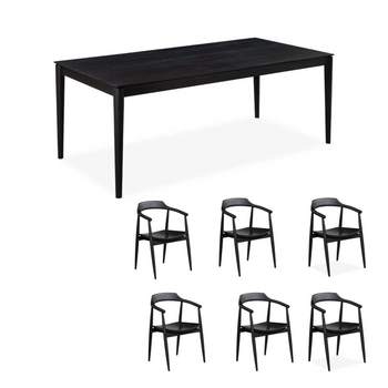 Gather Dining Package - 200cm / Black