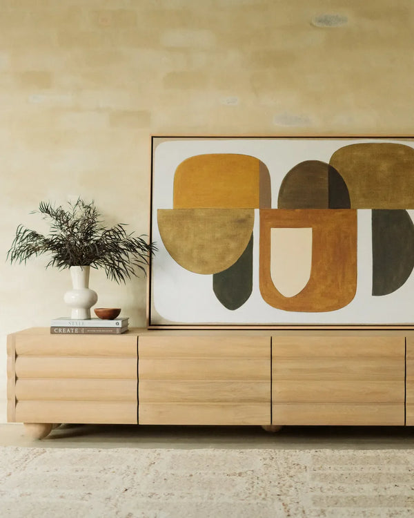 Flow Entertainment Unit 210cm - Oak