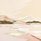 Glimmers Canvas Print 100cm x 100cm White Frame