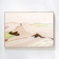 Tread Gently Canvas Print 100cm x 70cm White Frame