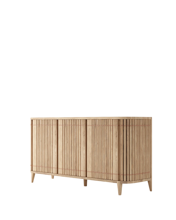 Koppar Large Sideboard with 3 Doors - Patina Oak