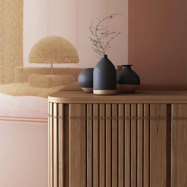 Koppar Large Sideboard with 3 Doors - Patina Oak