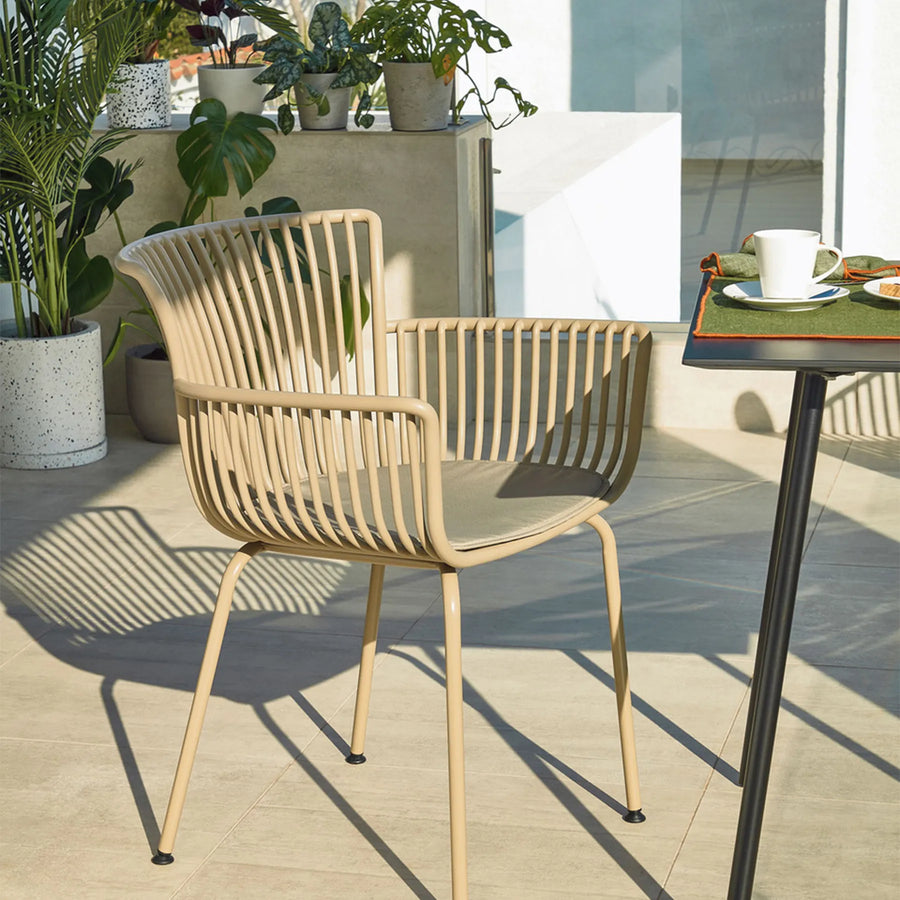 Surpika Outdoor Dining Chair - Beige
