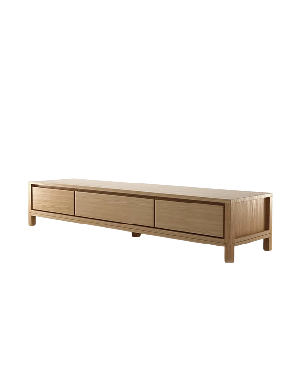 Solid TV Chest 180cm - Oak