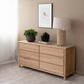 Solid Chest 6 Drawers - Oak