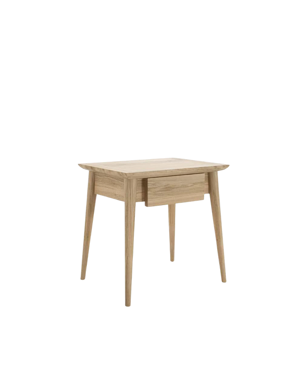 Vintage Bedside Table Small - Oak