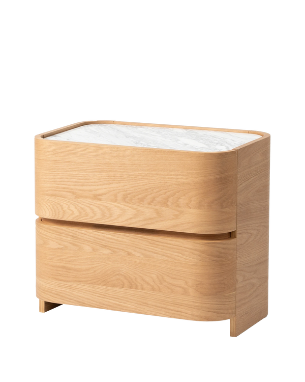 Brodie Bedside Table - Oak