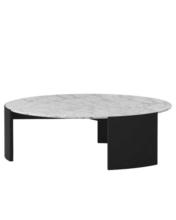 Orla Round Coffee Table 130cm - Black