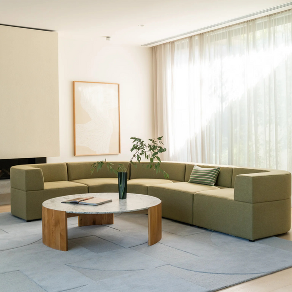 Orla Round Coffee Table 130cm - Oak