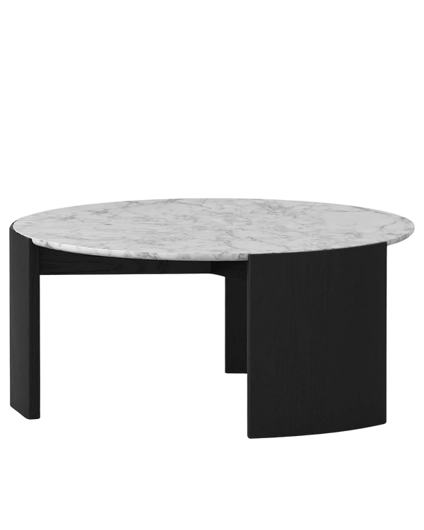 Orla Round Coffee Table 90cm - Black