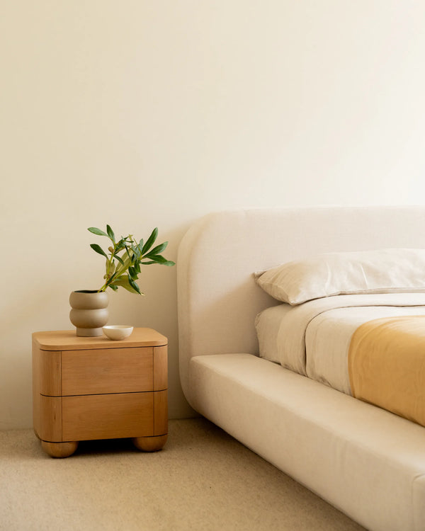 Bound Bedside Table - Oak