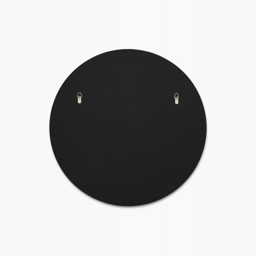 Bjorn Round Mirror - Black 100cm