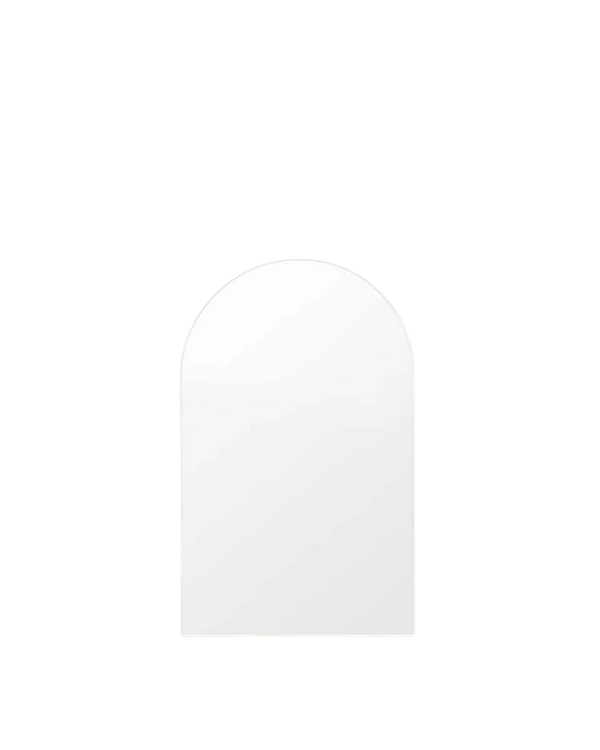 Bjorn Arch Mirror 55cm x 85cm - Bright White