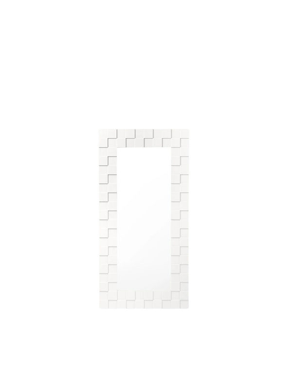 Checked Mirror 80cm x 160cm - Snow