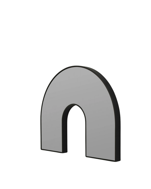 Kaari Arch Mirror - Black/Storm