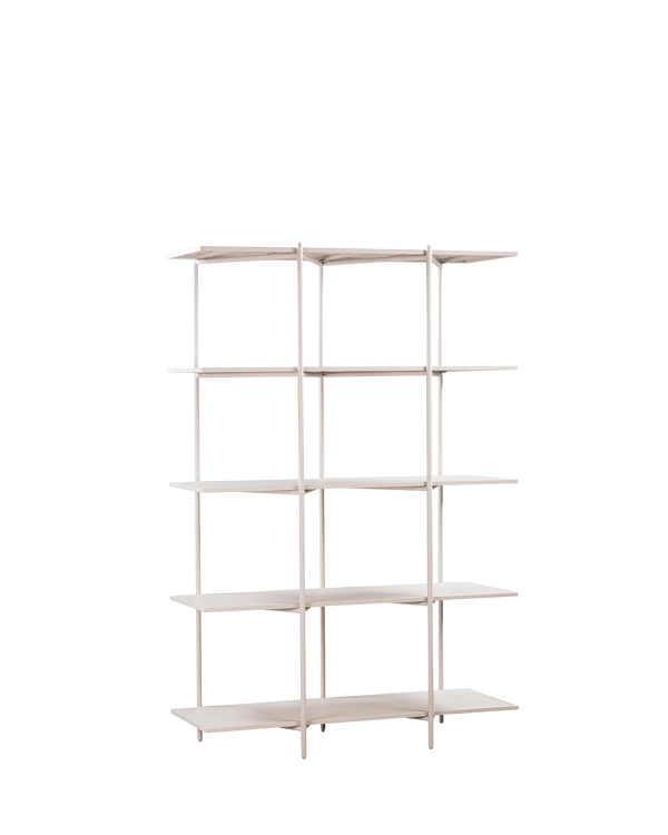 Cross Shelving Unit Tall - Warm Beige