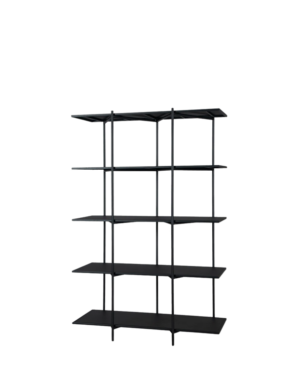 Cross Shelving Unit Tall - Black