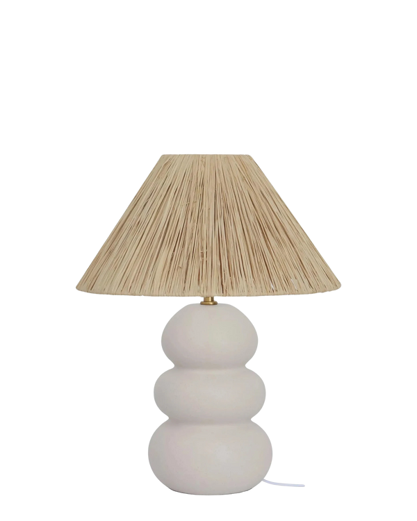 Soffia Raffia Table Lamp - Natural