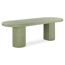 Nova Outdoor Dining Table 240cm - Green Concrete
