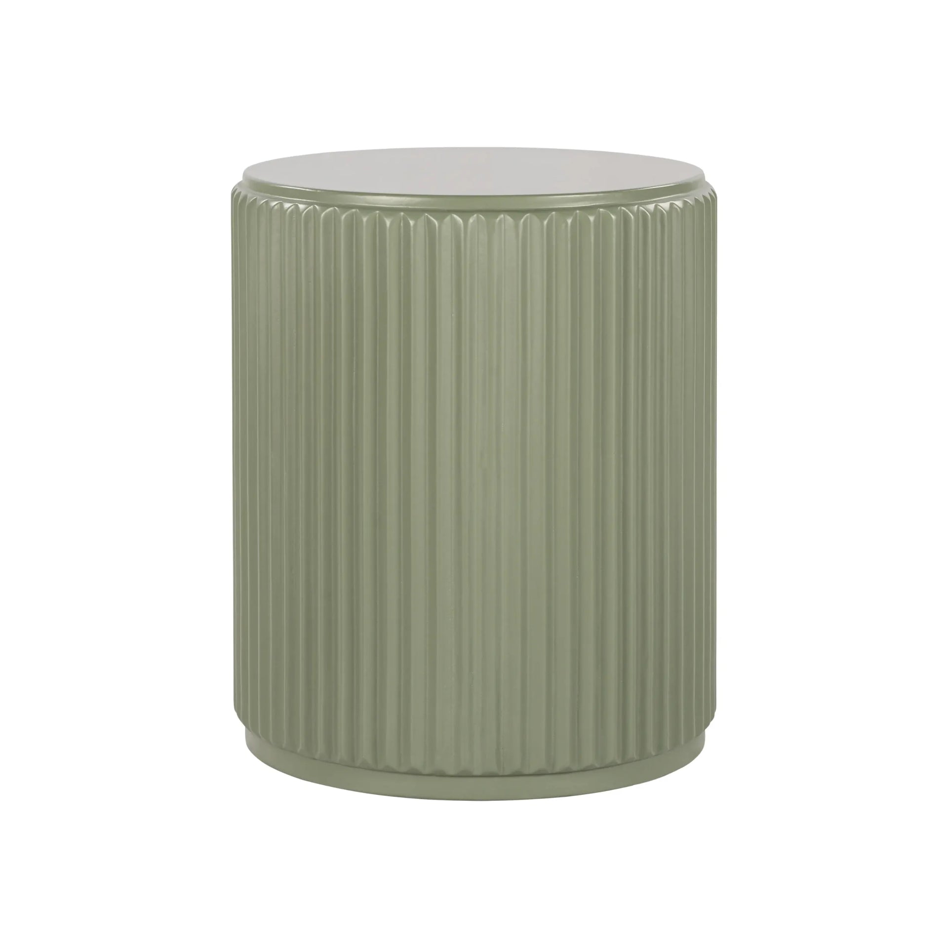 Nova Outdoor Side Table - Green Concrete
