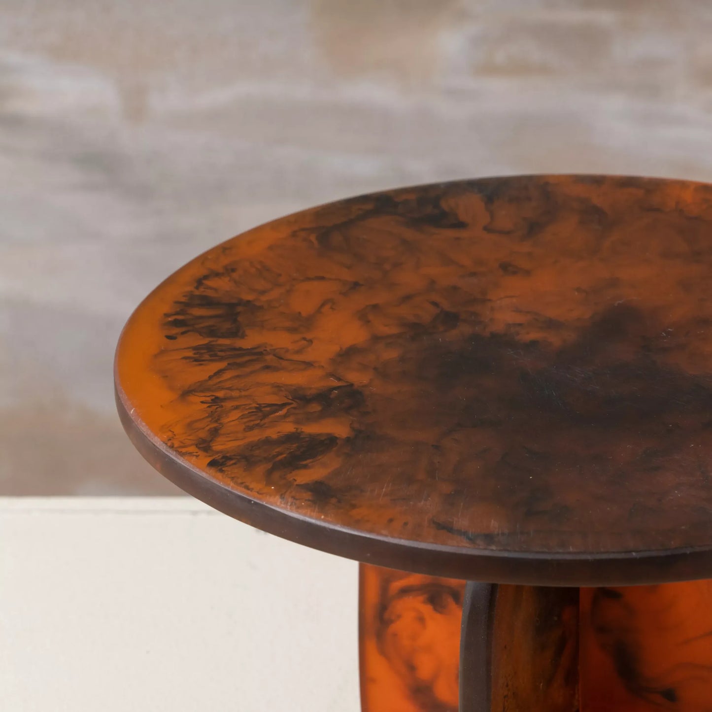 Flow Resin Cake Stand - Earth