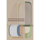 Pascal Blush One Canvas Print 92cm x 61cm Oak Frame