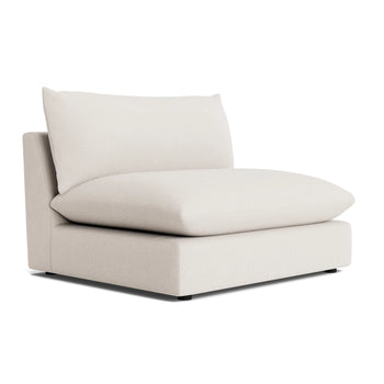 Sidney Slipcover Armless Middle Module - Silex Off White