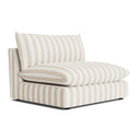 Sidney Slipcover Armless Middle Module - Marnie Sand Stripe