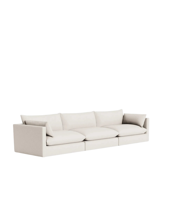 Sidney Slipcover 5 Seater Sofa - Silex Off White