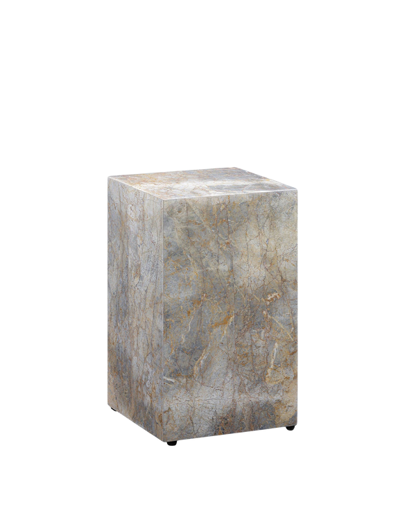 Stage Marble Side Table Tall - Earth Marble