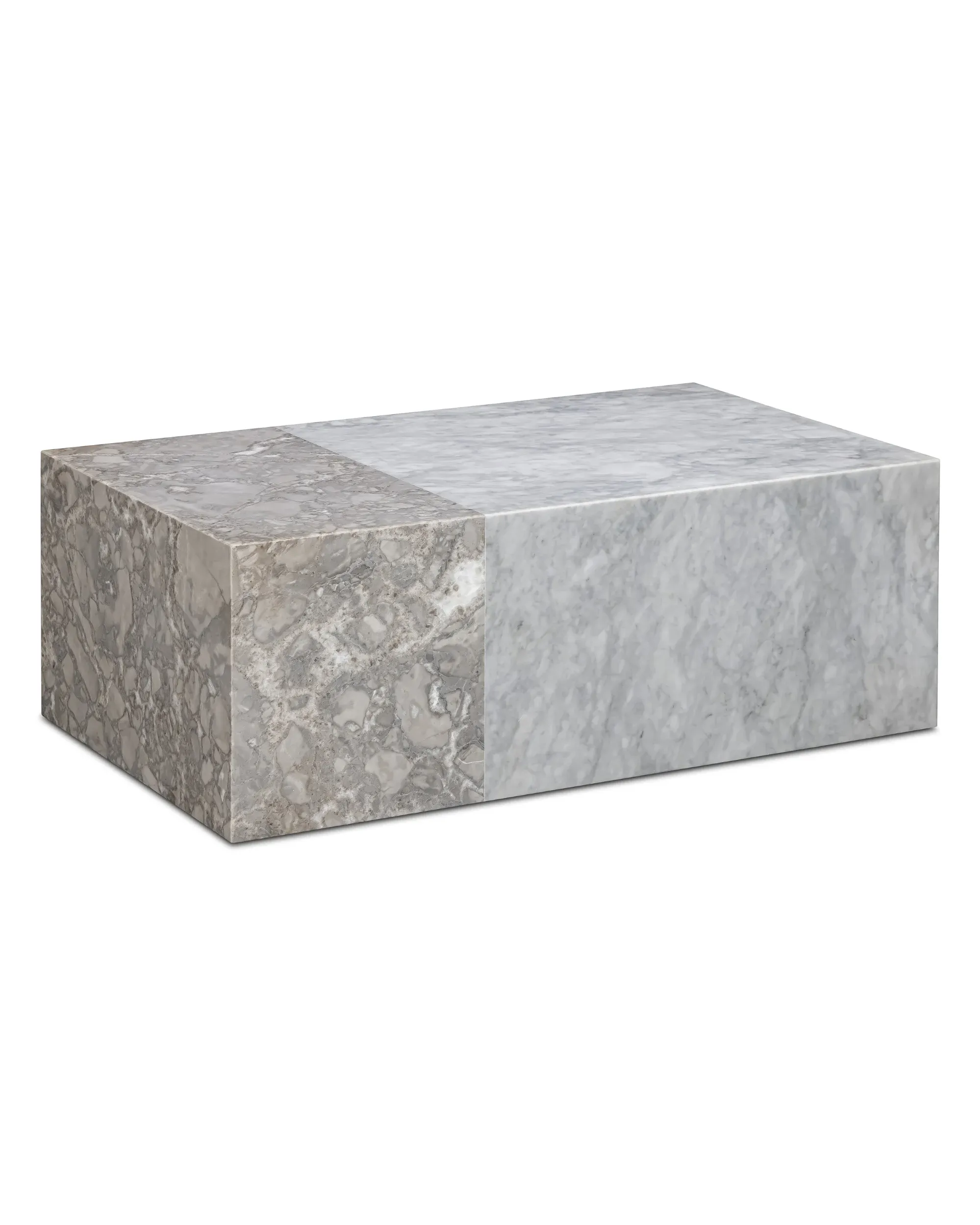 Buy Flutter Coffee Table - Grey Carrara/Tide Pool Marble by RJ