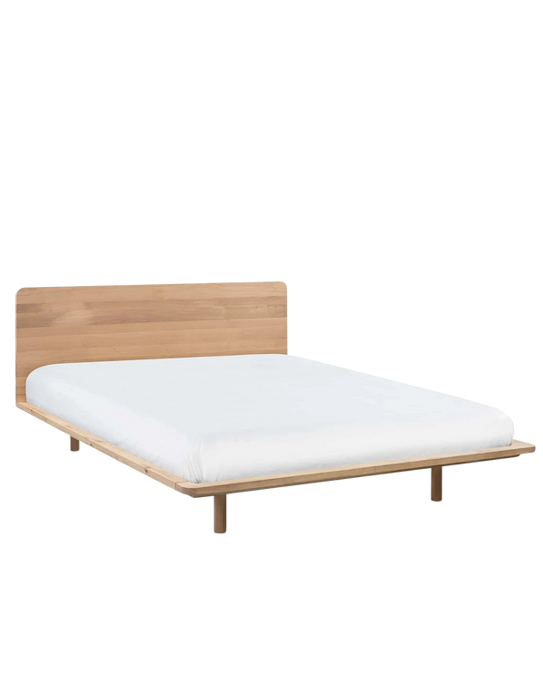 Serene King Bed - Oak