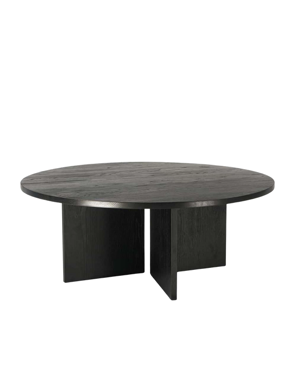 Edge Round Coffee Table - Black