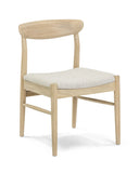 Henri Dining Chair - Oak / Tate Biscotti