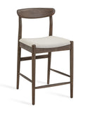 Henri Bar Stool 65cm - Earthen Oak / Tate Biscotti