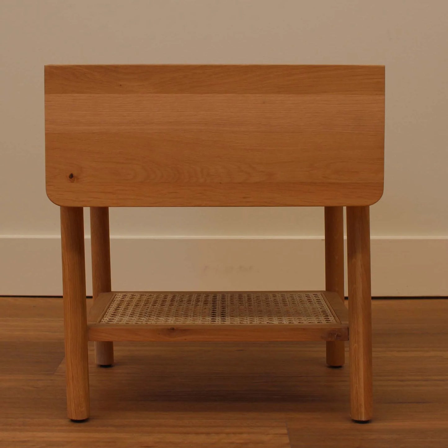 The Trove | Surround Rattan Bedside Table - Oak