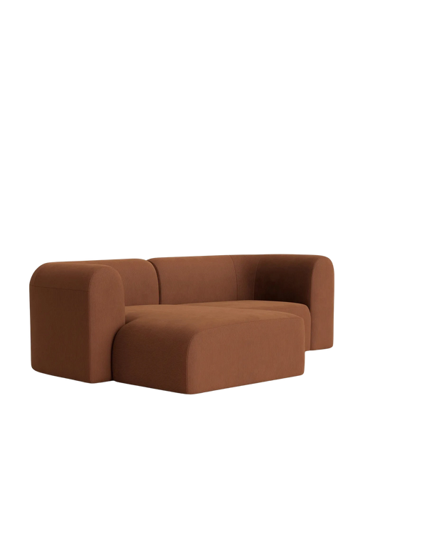 Berg 3 Seater LHF Chaise Sofa - Corduroy Cocoa